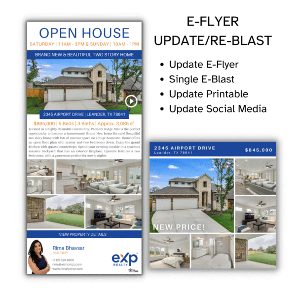 Update/Re-Blast -  Existing Flyer