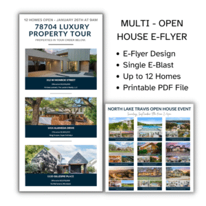 Multi-Open House  E-Flyer