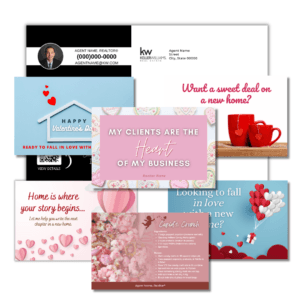 February Postcard Designs