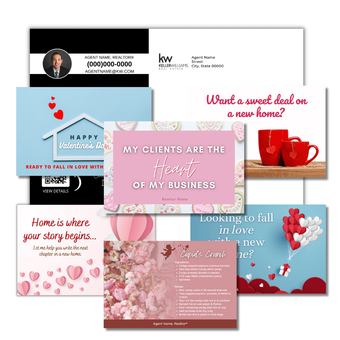 February Postcard Designs