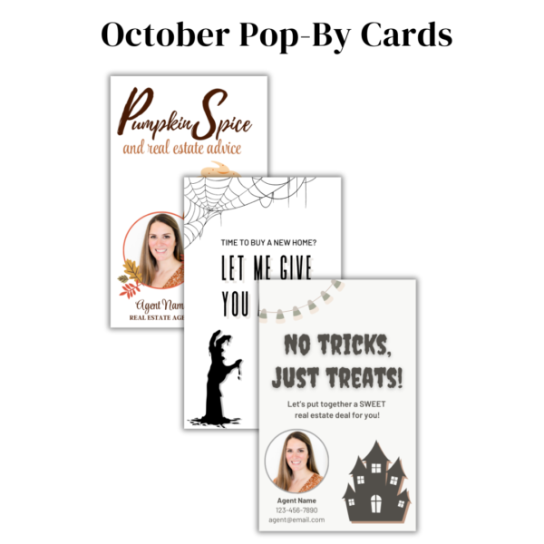 October Pop-by Cards