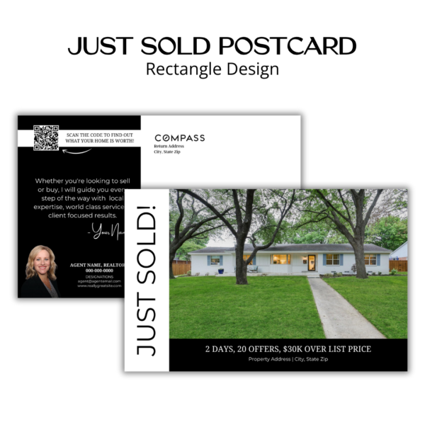 Just Sold Postcard - Rectangle