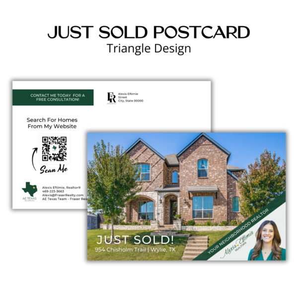 Just Sold Postcard - Triangle