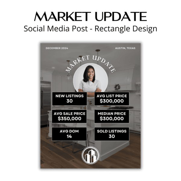 Market Update - Social Media Post - Rectangle Design