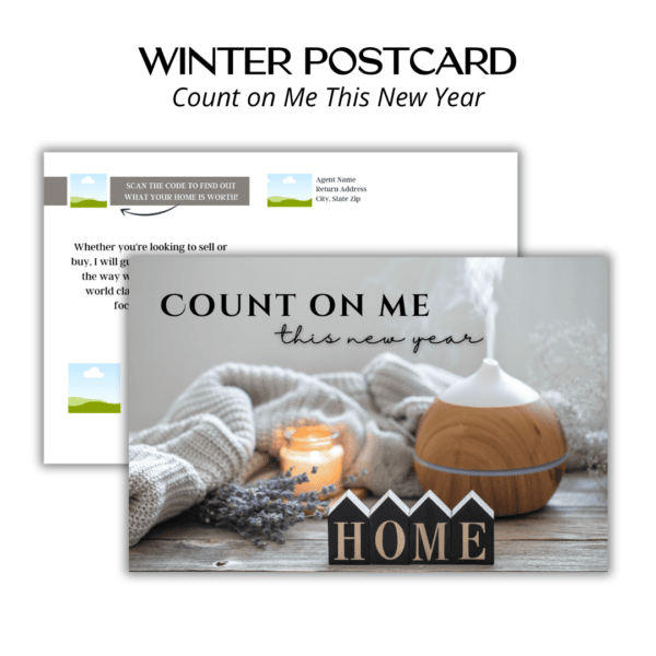 Winter Postcard - Count On Me