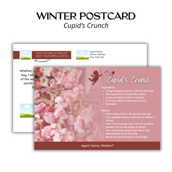 Winter Postcard - Cupid’s Crunch