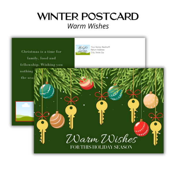 Winter Postcard - Warm Wishes