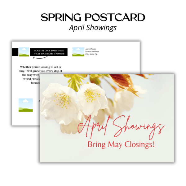 Spring Postcard - April Showings