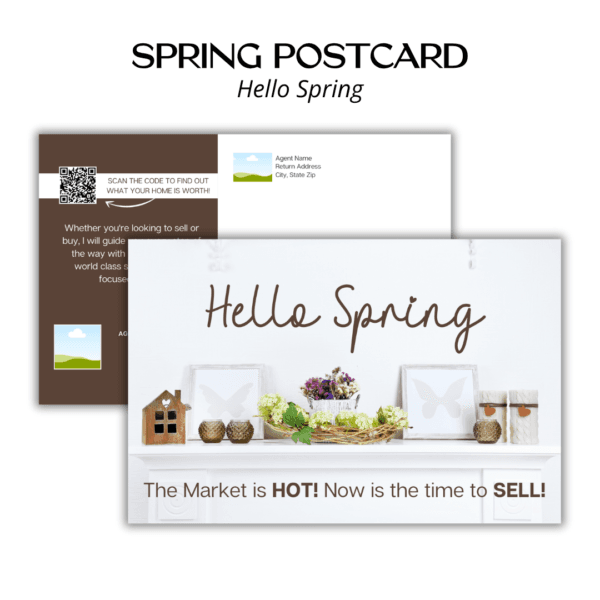 Spring Postcard - Hello Spring