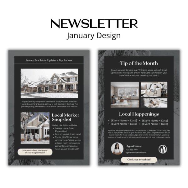 Newsletter - January Design