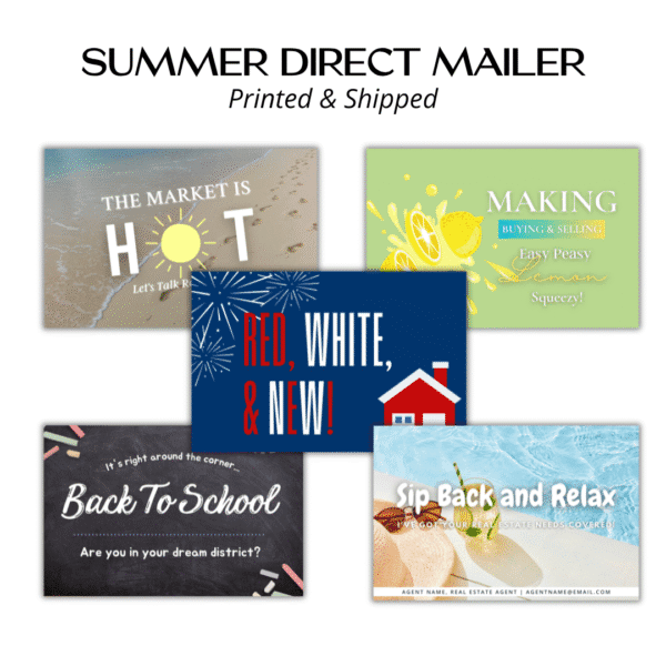 Summer Direct Mailers - Printed & Shipped