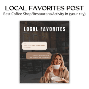 Local Favorites Social Media Post