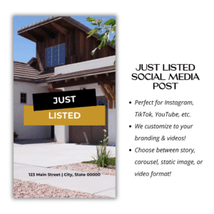 Just Listed Social Media Post