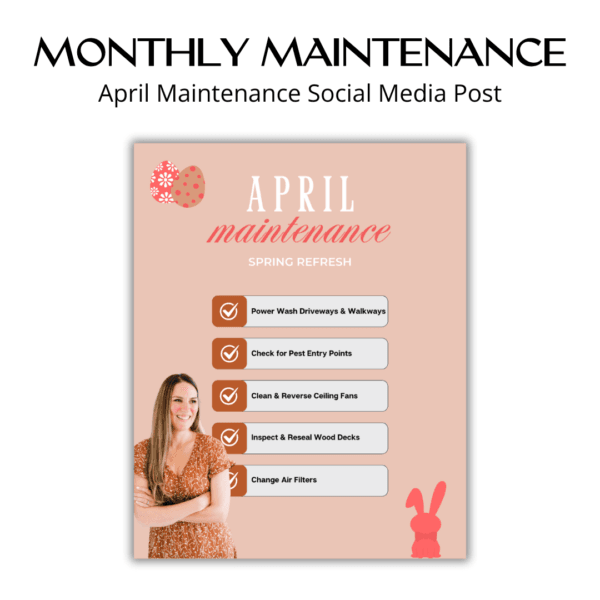 April Maintenance Social Media Post