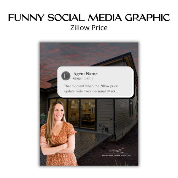 Funny social media graphic - Zillow Price