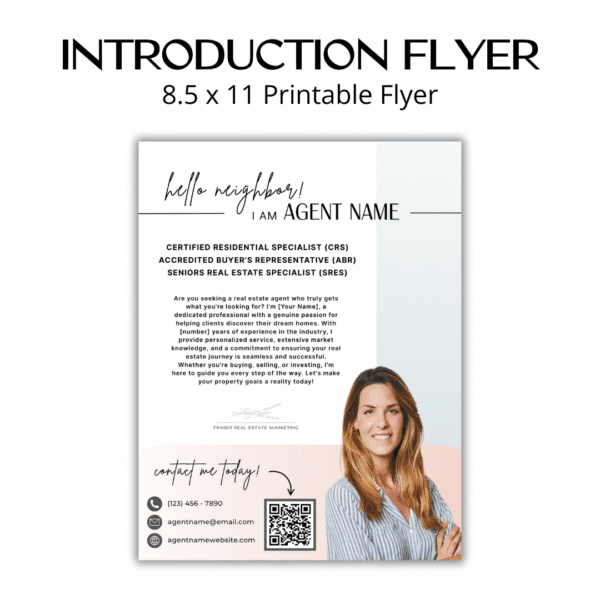 Agent Introduction Flyer