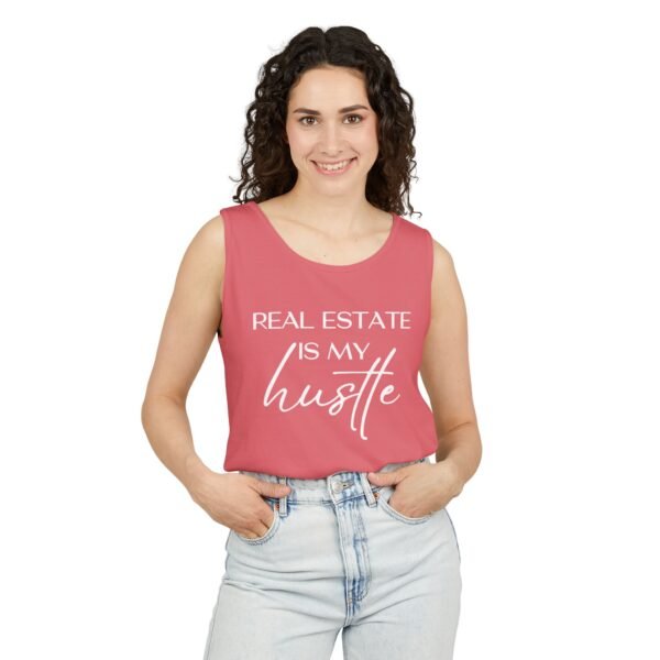 Comfort Colors Tank Top - Real Estate is my Hustle - Realtor Top - Image 41