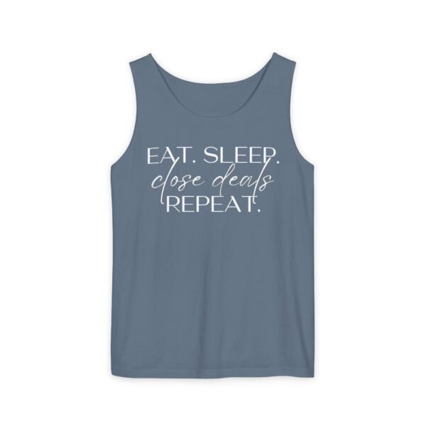 Comfort Colors Tank - Eat Sleep Close Deals Repeat - Realtor Top - Image 29