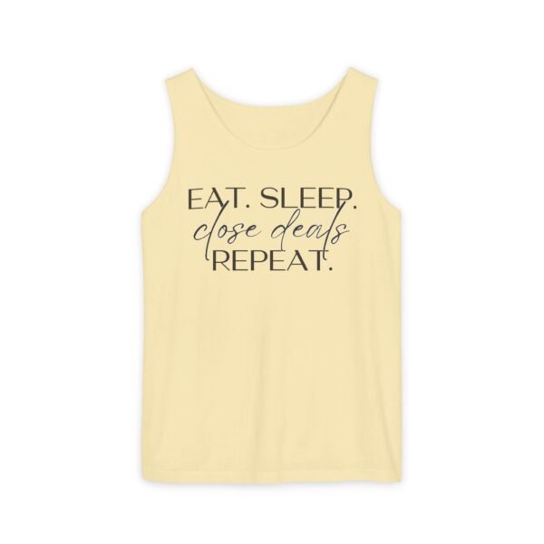 Comfort Colors Tank - Eat Sleep Close Deals Repeat - Realtor Top - Image 9