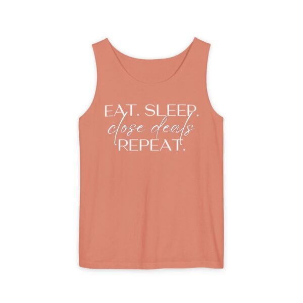 Comfort Colors Tank - Eat Sleep Close Deals Repeat - Realtor Top - Image 5