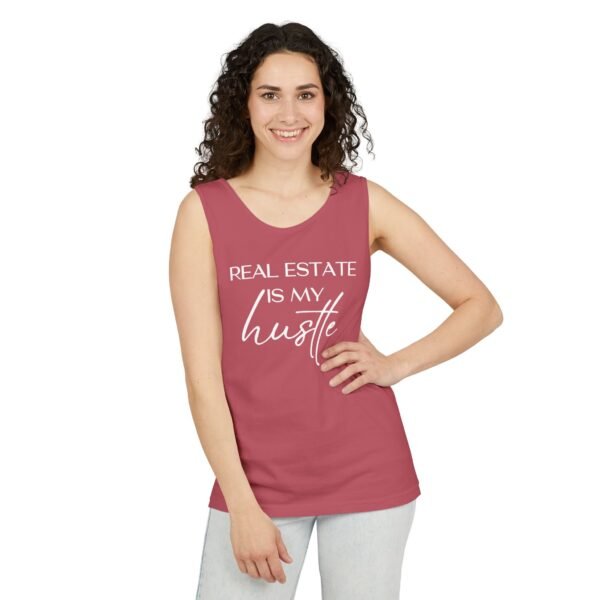 Comfort Colors Tank Top - Real Estate is my Hustle - Realtor Top - Image 45