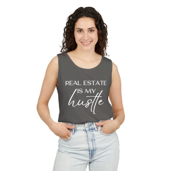 Comfort Colors Tank Top - Real Estate is my Hustle - Realtor Top - Image 11