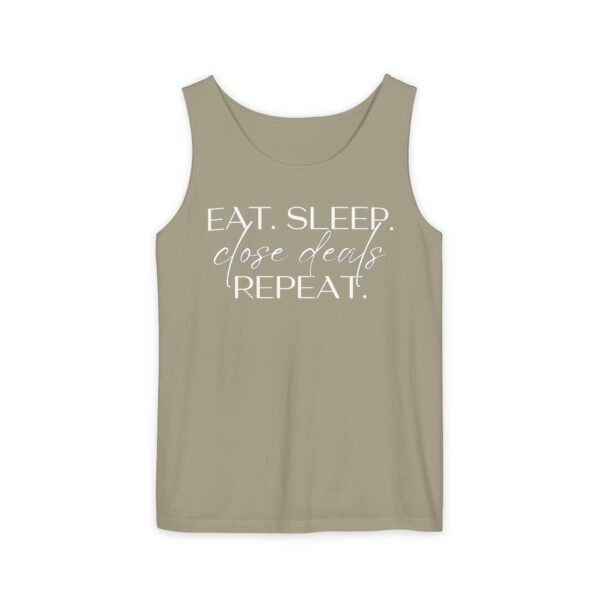 Comfort Colors Tank - Eat Sleep Close Deals Repeat - Realtor Top - Image 13