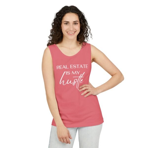 Comfort Colors Tank Top - Real Estate is my Hustle - Realtor Top - Image 42