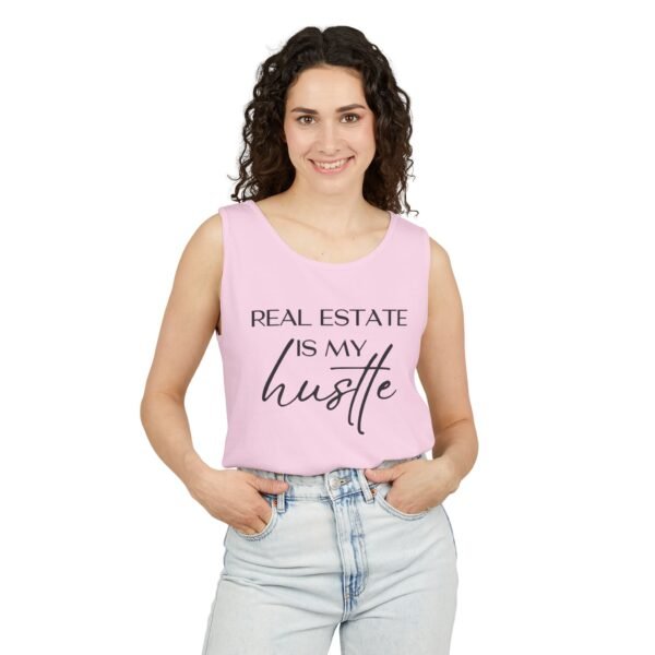 Comfort Colors Tank Top - Real Estate is my Hustle - Realtor Top - Image 38