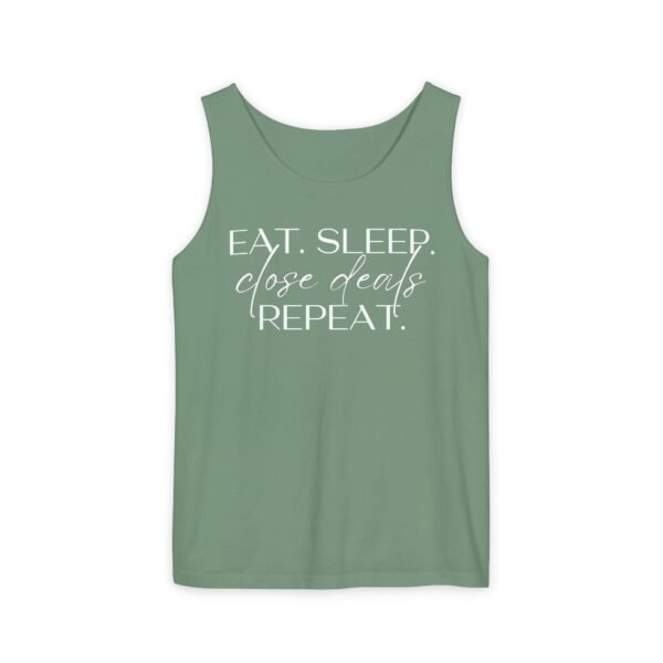 Comfort Colors Tank - Eat Sleep Close Deals Repeat - Realtor Top - Image 21
