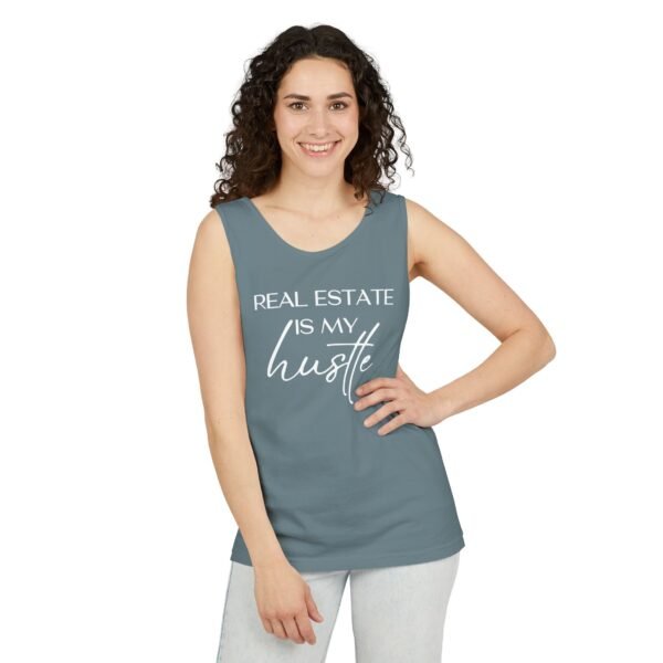 Comfort Colors Tank Top - Real Estate is my Hustle - Realtor Top - Image 30