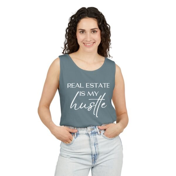 Comfort Colors Tank Top - Real Estate is my Hustle - Realtor Top - Image 29