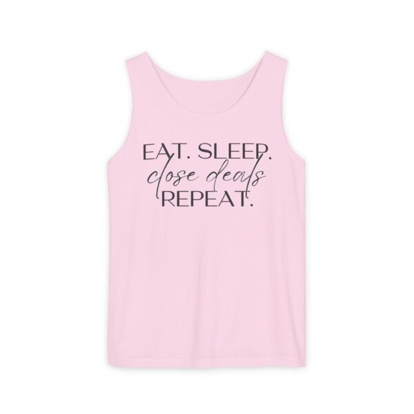 Comfort Colors Tank - Eat Sleep Close Deals Repeat - Realtor Top - Image 53
