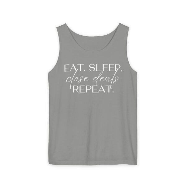 Comfort Colors Tank - Eat Sleep Close Deals Repeat - Realtor Top - Image 33
