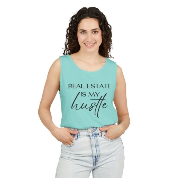 Comfort Colors Tank Top - Real Estate is my Hustle - Realtor Top - Image 14