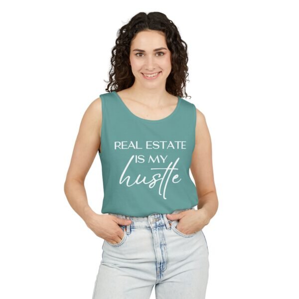 Comfort Colors Tank Top - Real Estate is my Hustle - Realtor Top - Image 20