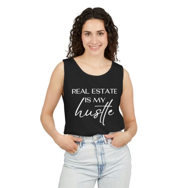 Comfort Colors Tank Top - Real Estate is my Hustle - Realtor Top - Image 32