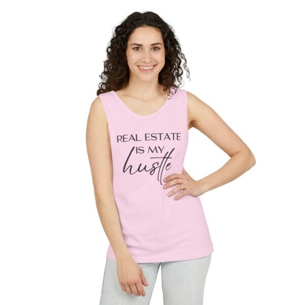 Comfort Colors Tank Top - Real Estate is my Hustle - Realtor Top - Image 39