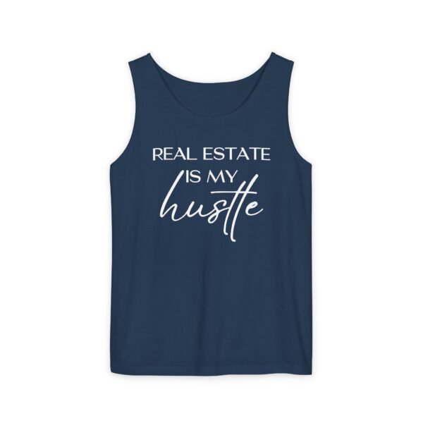 Comfort Colors Tank Top - Real Estate is my Hustle - Realtor Top