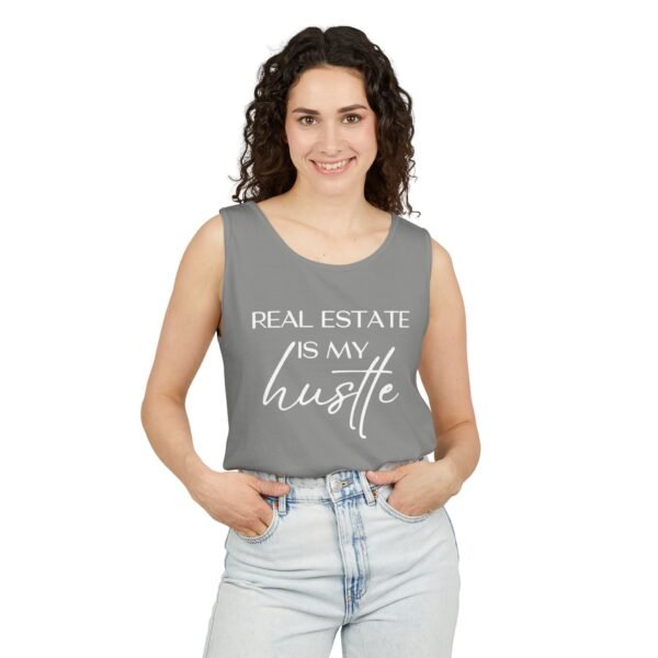 Comfort Colors Tank Top - Real Estate is my Hustle - Realtor Top - Image 26