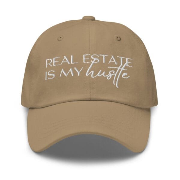 Dad Style Hat - Real Estate Is My Hustle - Realtor Hat - Image 6
