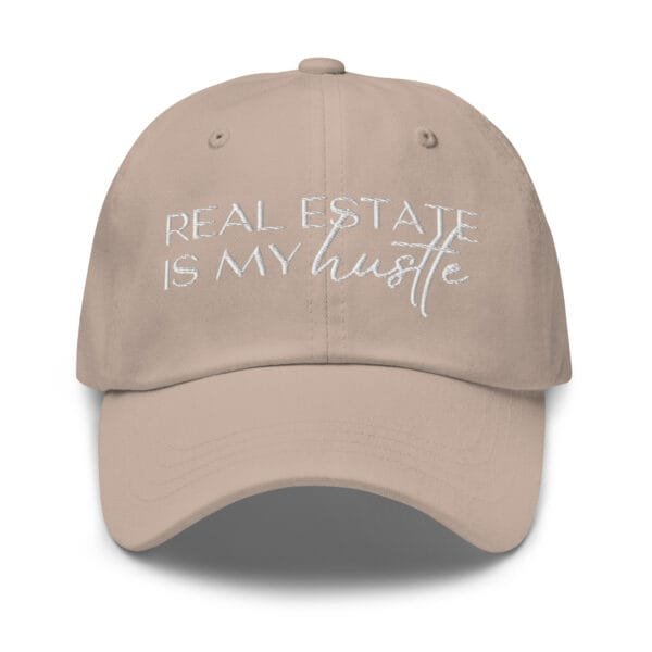 Dad Style Hat - Real Estate Is My Hustle - Realtor Hat - Image 7