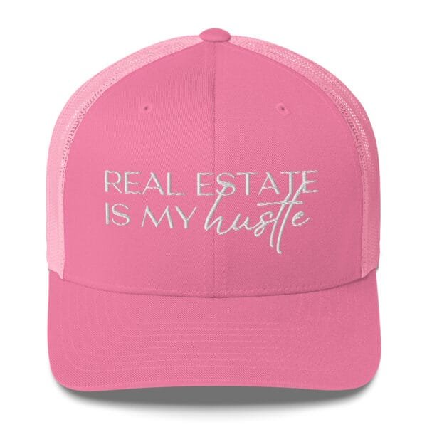 Trucker Style Cap - Real Estate Is My Hustle - Realtor Hat - Image 8