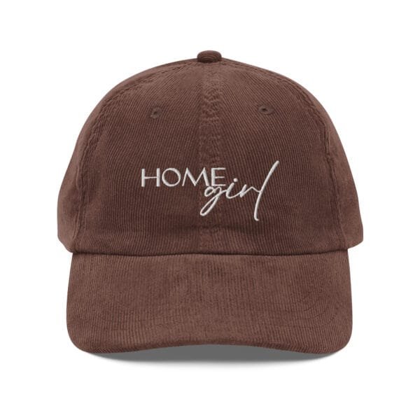 Vintage Corduroy Cap - Home Girl - Realtor Hat - Image 4