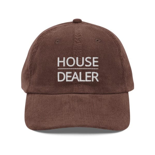 Vintage Corduroy Cap - House Dealer - Realtor Hat - Image 4