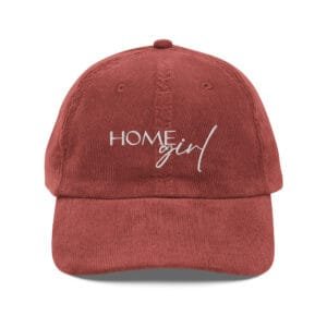 Vintage Corduroy Cap - Home Girl - Realtor Hat