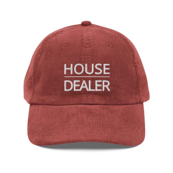 Vintage Corduroy Cap - House Dealer - Realtor Hat - Image 5