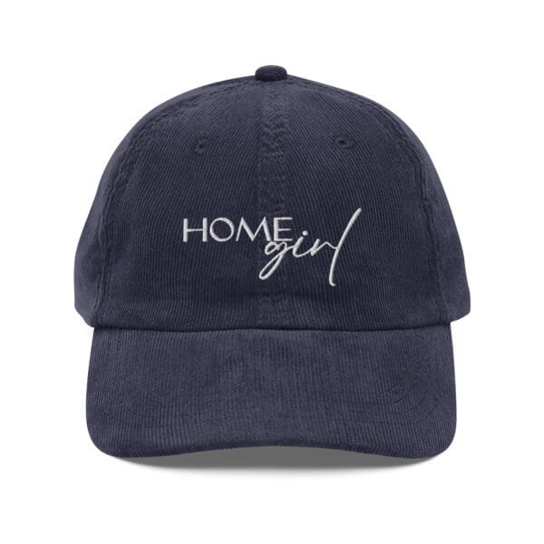 Vintage Corduroy Cap - Home Girl - Realtor Hat - Image 3