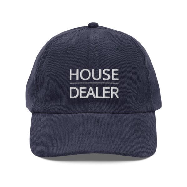 Vintage Corduroy Cap - House Dealer - Realtor Hat - Image 3