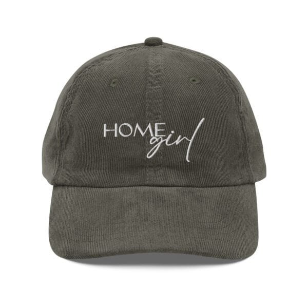 Vintage Corduroy Cap - Home Girl - Realtor Hat - Image 5